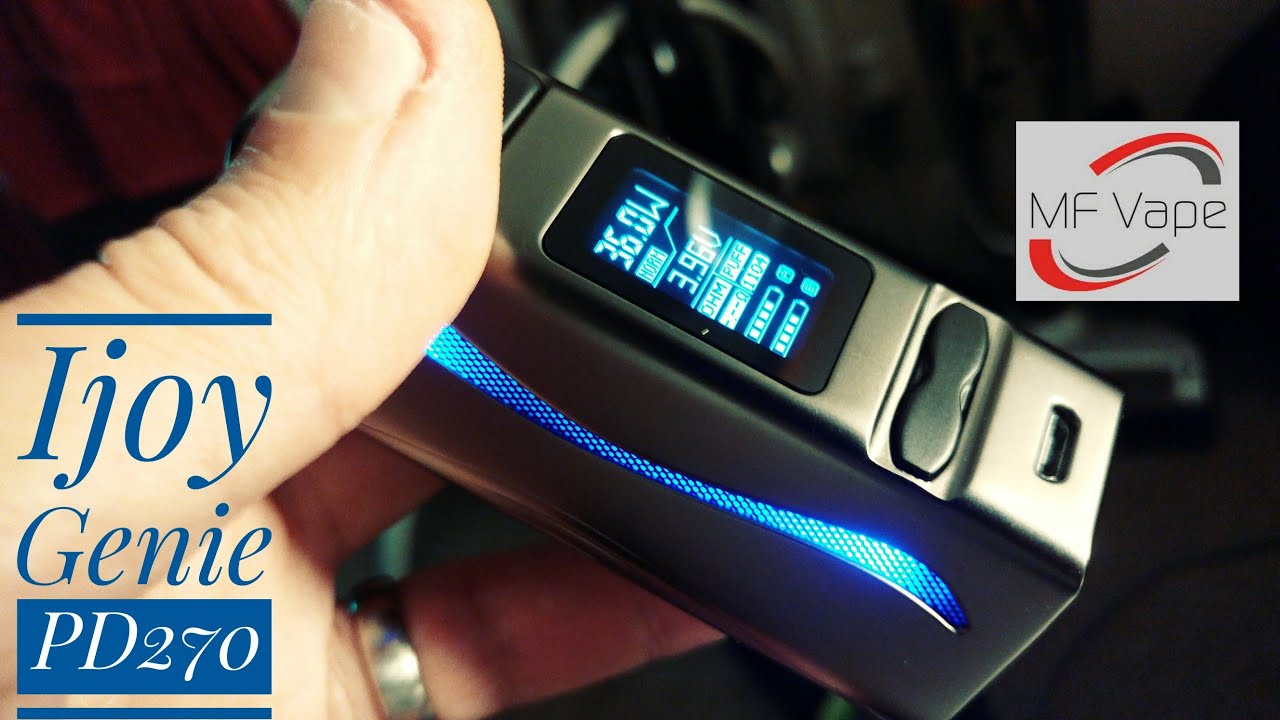 Ijoy Genie PD270 Boxmod Review -  Dual 20700