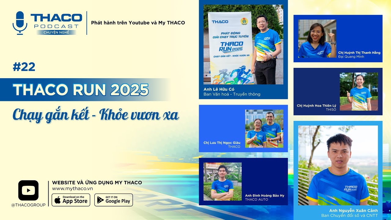 THACO Podcast - Chuyện nghề #22 | THACO RUN 2025: Chạy gắn kết - Khỏe vươn xa |THACO GROUP