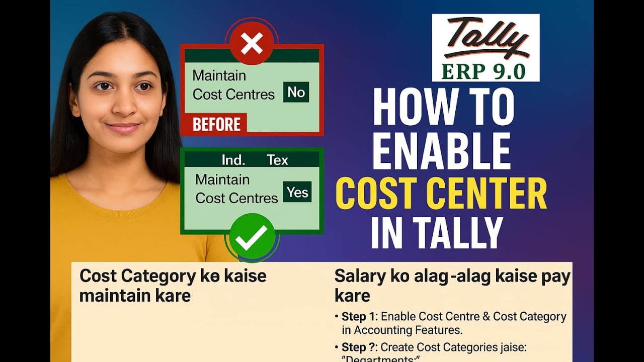 "How to Maintain Cost Categories & Calculate Employee Salaries | Easy Accounting Tutorial" #12