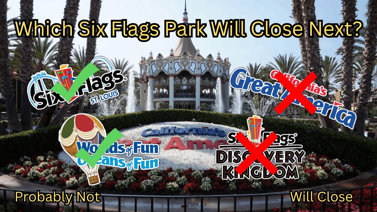 Какие парки Six Flags будут закрыты следующими?