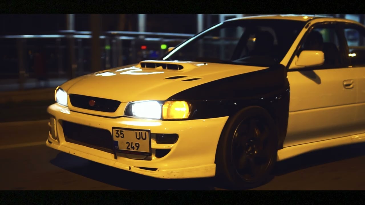 2x SUBARU GC8 WRX -NİGHT CİTY - A6300 4K