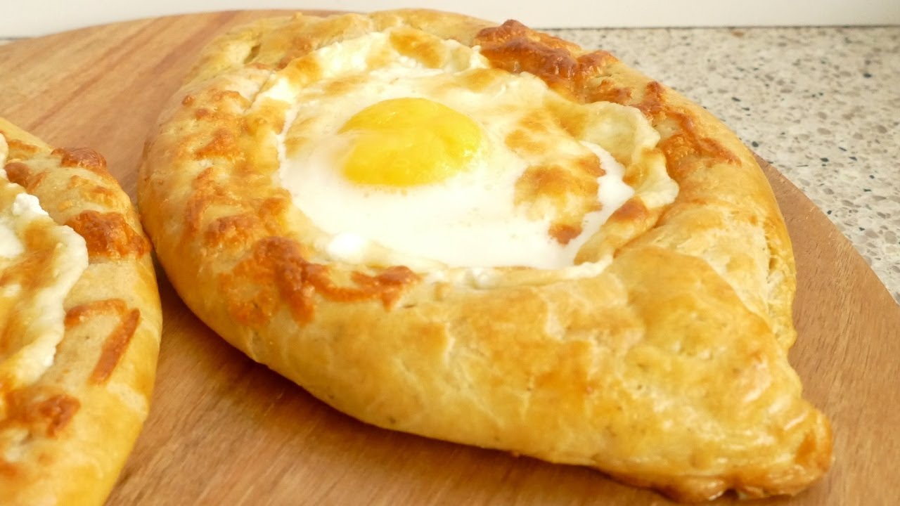 Ватрушки с сыром и яйцом на творожном тесте в форме лодочек! Рецепт ленивого хачапури по-аджарски!