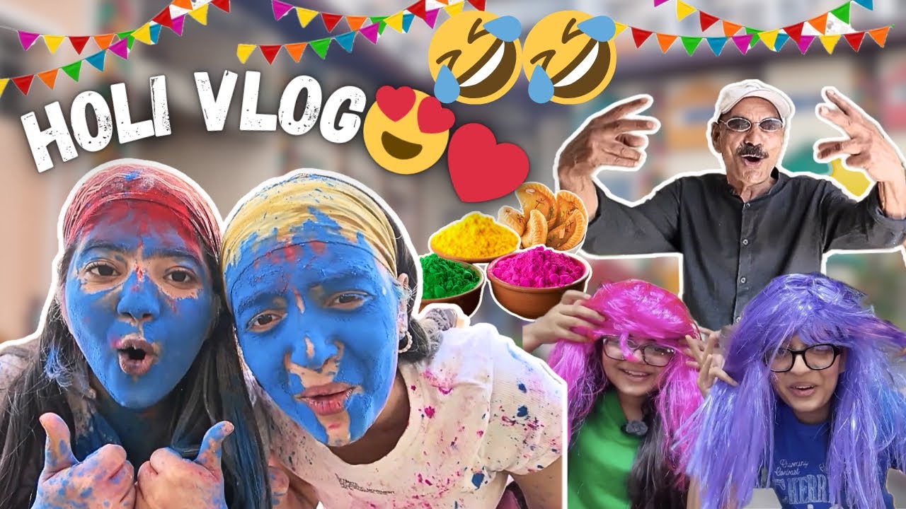 *Intense* Holi Celebration Vlog 🤣🤣😭😭 || Tejasvi Rajput || 