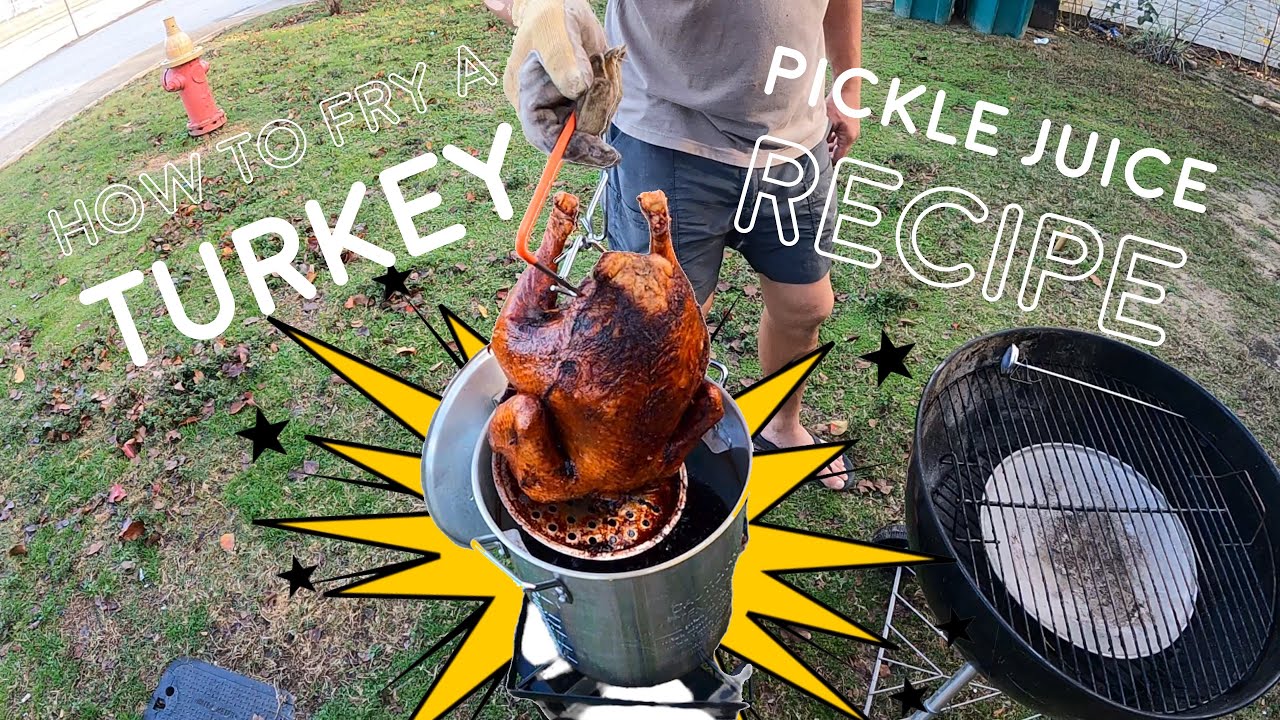 BEST DEEP FRIED TURKEY RECIPE!! [with Pickles and Pickle Juice!] & Camping in Destin FL MWR!!
