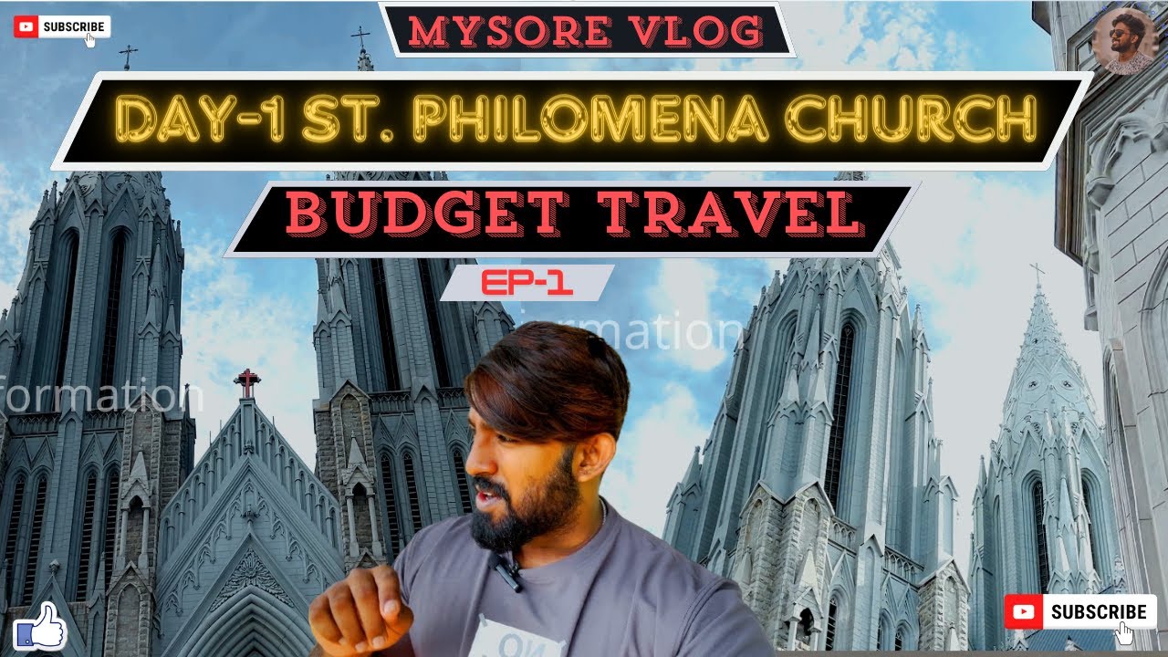 DAY-1 St. Philomena Church || Mysore vlog ep-1 | 