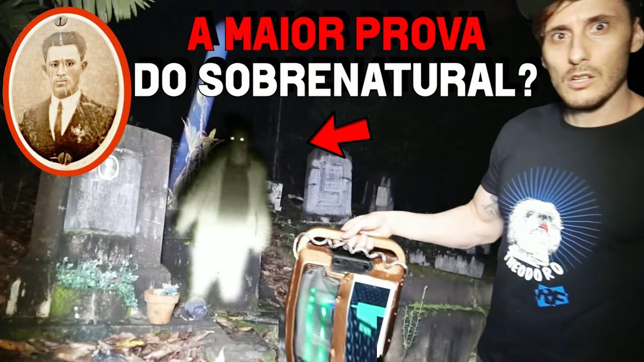 ELE QUASE TEVE UM INFARTO NO CEMITÉRIO QUANDO O ESPÍRITO DISSE ISSO NO SPIRITBOX!