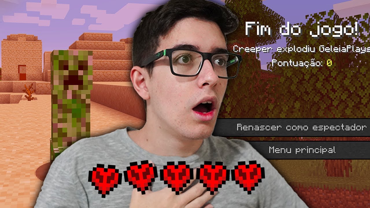 SE EU MORRER A SÉRIE ACABA #1 - MINECRAFT HARDCORE 1.18