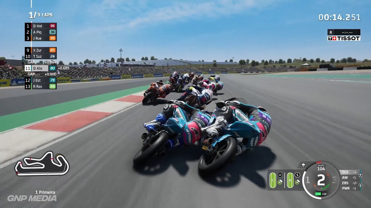 MotoGP 24 - David Alonso - Moto3 - Portimao Circuit -  3 Laps - Gameplay