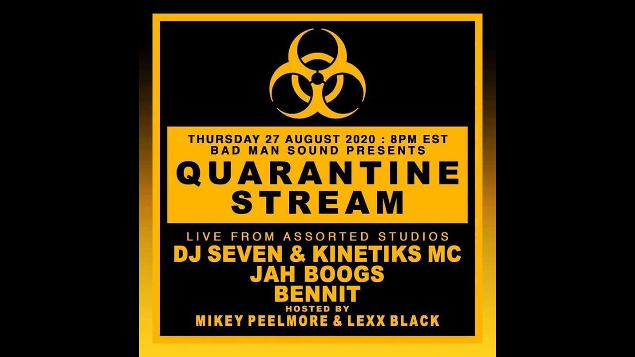 8/27/20 ft. Dj Seven and Kintiks MC/Jah Boogs/Bennit/Peelmore and Lexx Black. Live from Assorted