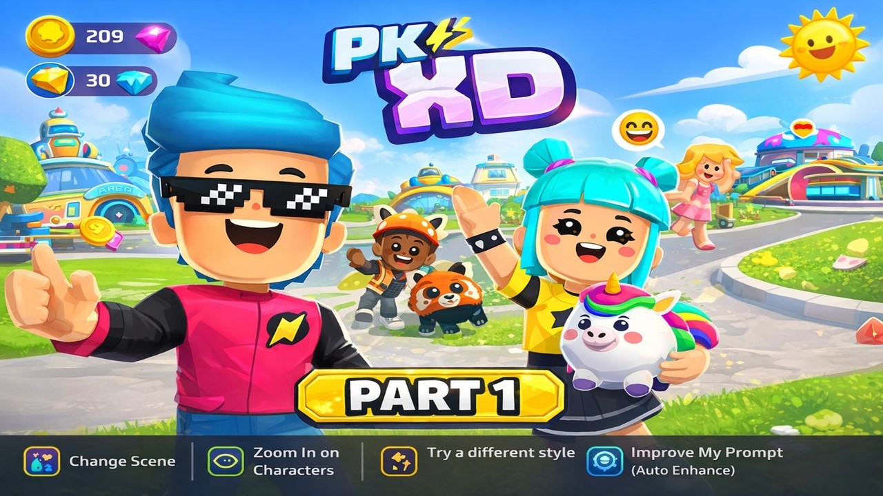 PK XD Gameplay – Building My Dream House & Custom Avatar! 🦄✨