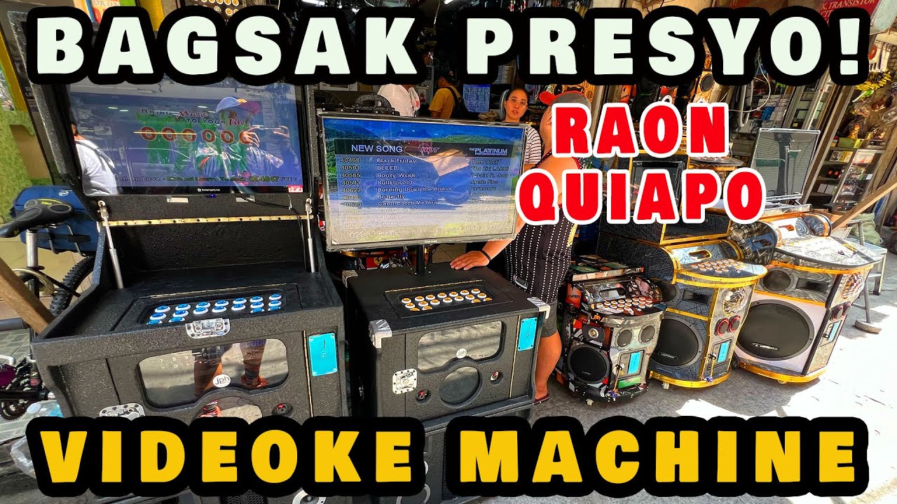 CANVAS TAYO MAGKANO NA NGA VIDEOKE MACHINE NGAYON SA &nbsp;| QUIAPO RAON!