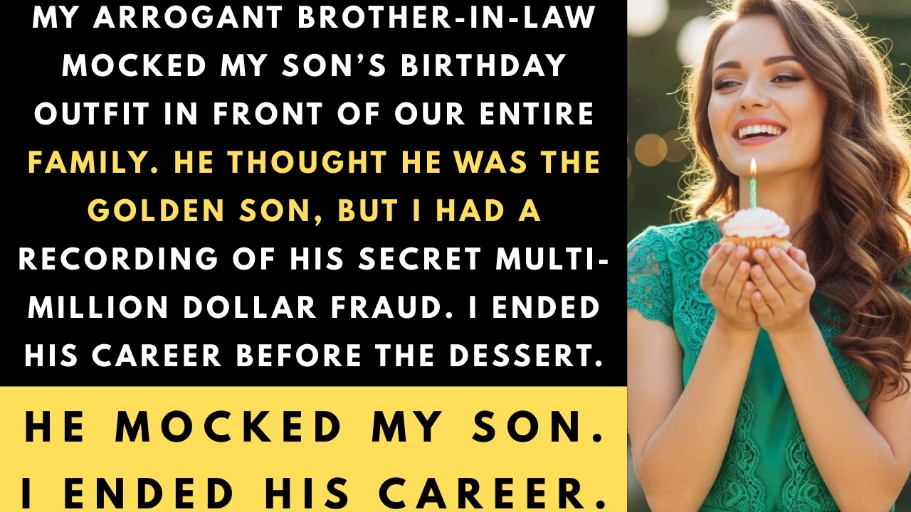 My Brother-In-Law Mocked My Son's Birthday Outfit—I Exposed His Multi-Million Dollar Fraud....