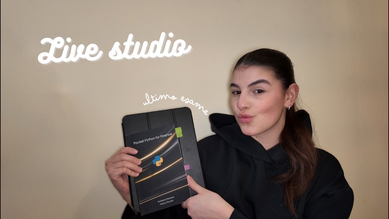 LIVE STUDIO: studiamo per l’ultimo esame | Valeria Martinelli