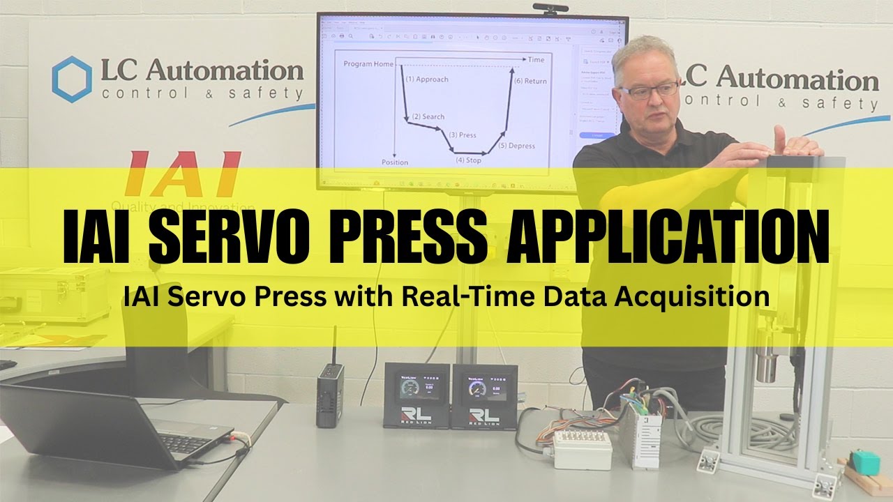 IAI Servo Press Application with Real-Time Data Acquisition and Logging