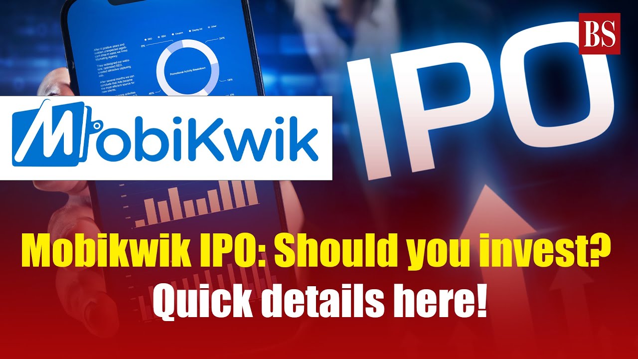 Mobikwik IPO: Should you invest? Quick details here! | IPO news | IPO subscription | GMP | Nifty50