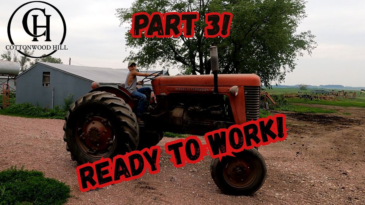Shop Time!  Final repairs for the Massey Ferguson 85!