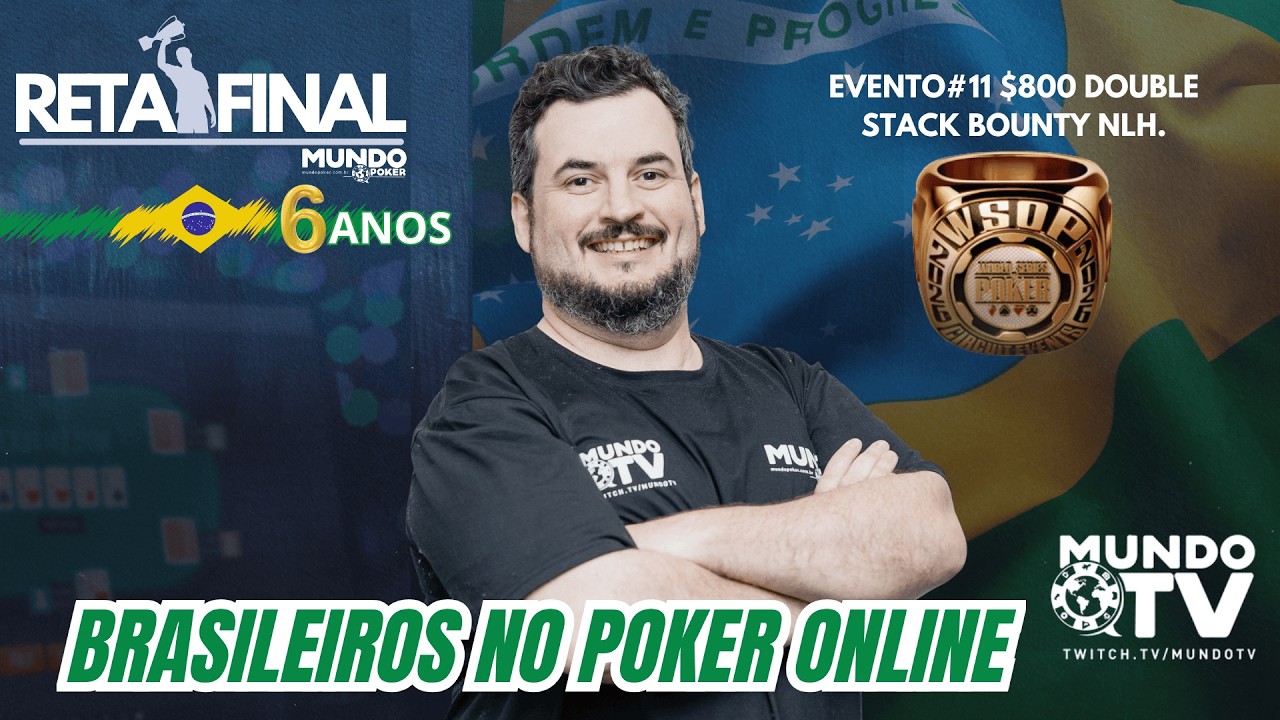 1st $92.000+Recomp  | MESA FINAL DO EV. #11 WSOP $800 BOUNTY | COM CAIO RISÉRIO.