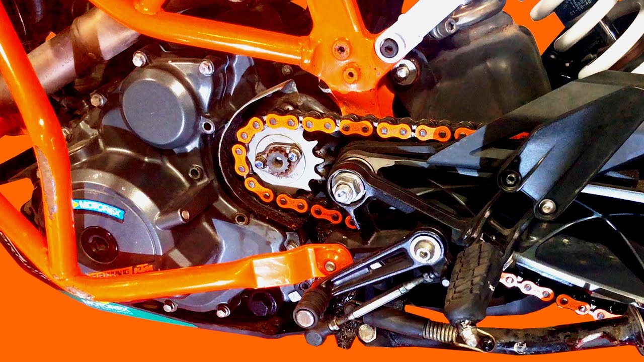 Change Front Sprocket KTM Duke 390 125 200 250