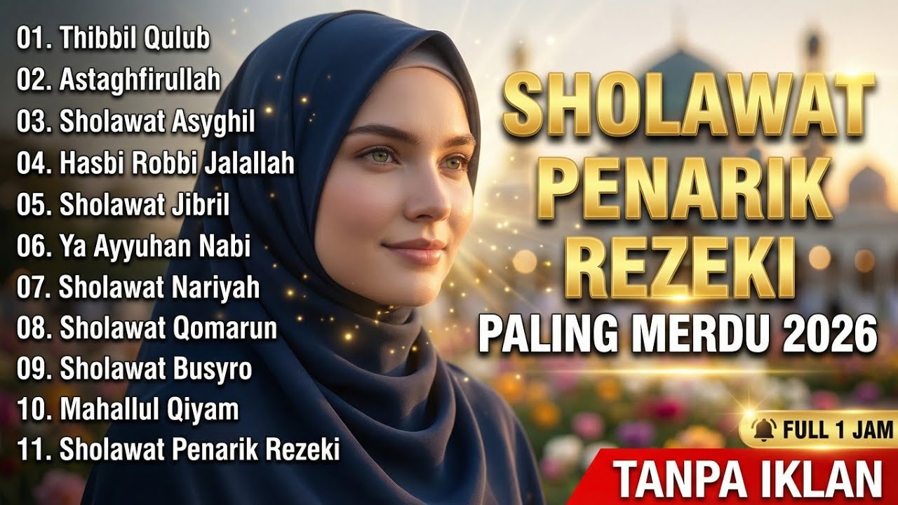 SHOLAWAT NABI PENARIK REZEKI DARI SEGALA ARAH PALING MUSTAJAB [TANPA IKLAN]