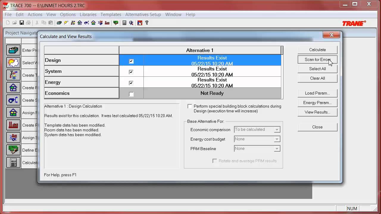 Resolving Unmet Load Hours in TRACE&trade; 700