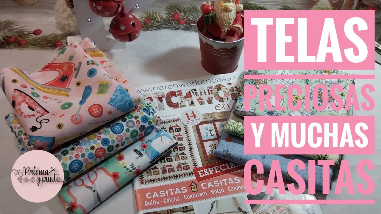 🛍️🏠Telas preciosas y muchas casitas 🏠🛍️ @latelatienda7927 @PatchworkenCasa