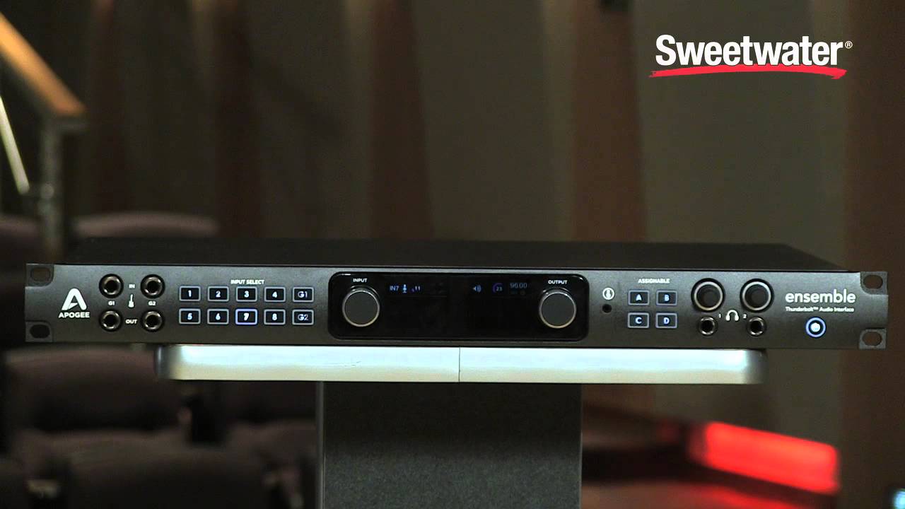 Apogee Ensemble Thunderbolt Audio Interface Overview - Sweetwater Sound