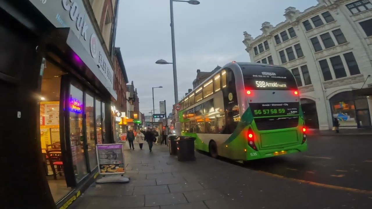 Car Parks at Nottingham UK City Centre