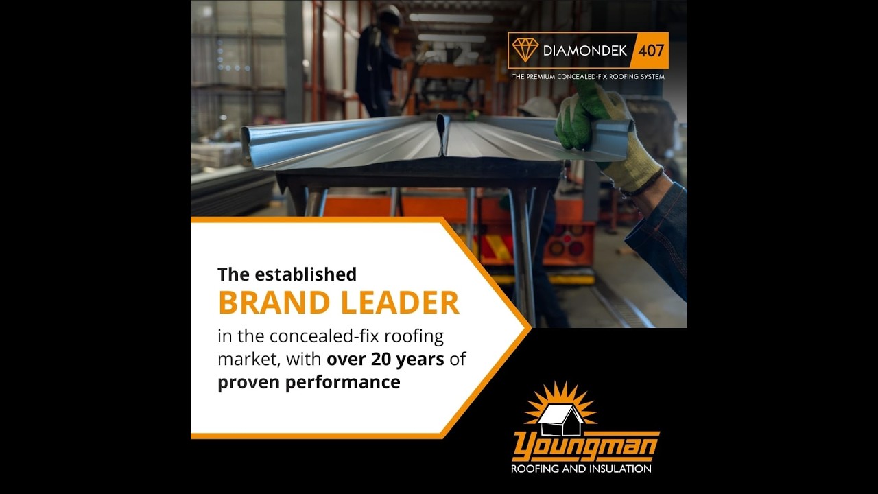 Diamondek 407 Metal Roofing Profile | Strength, Performance & Design | Youngman Roofing & Insulation