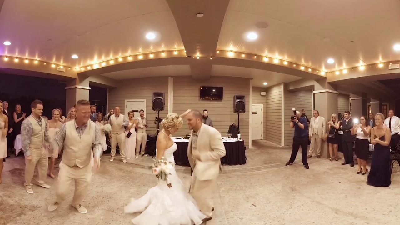 VR 360 Wedding - Introductions and First Dance of Jessica & Jay - GoPro Omni