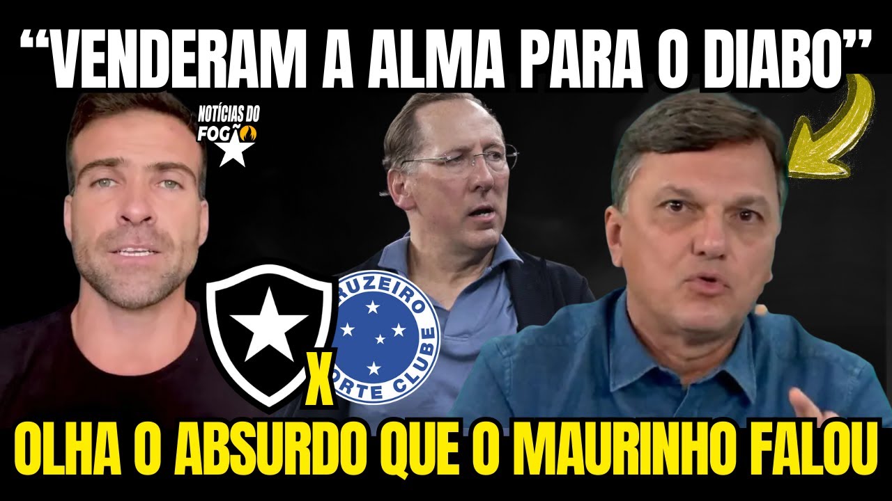 QUE ABSURDO! MAURO CEZAR DIZ QUE BOTAFOGUENSES VENDERAM ALMA AO DIABO! CHEGOU A HORA DA ESTRÉIA!