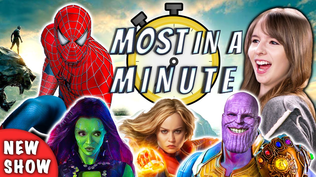 Who Can Name The Most Marvel Movies In A Minute? | Most In A Minute (REACT)