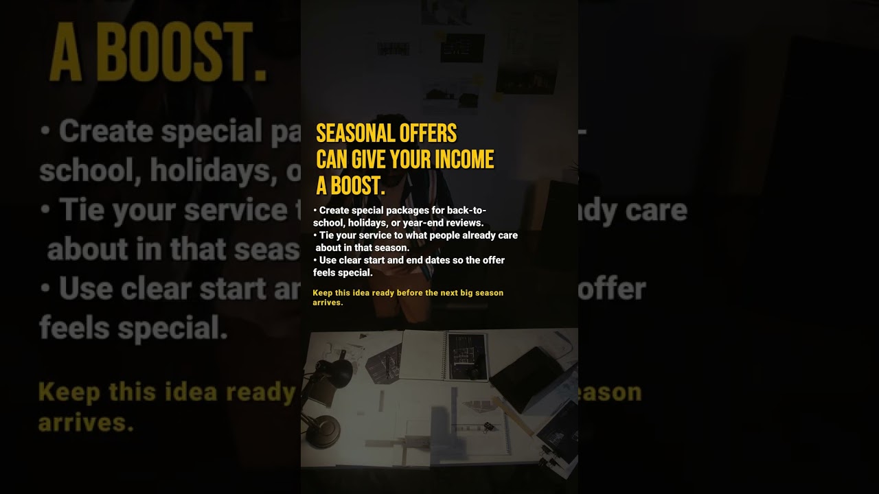 Use Seasonal Offers to Boost Your Side Hustle 