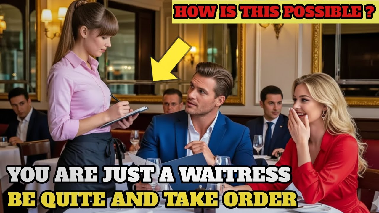 “The Waitress With a PhD Who Silenced a Billionaire”