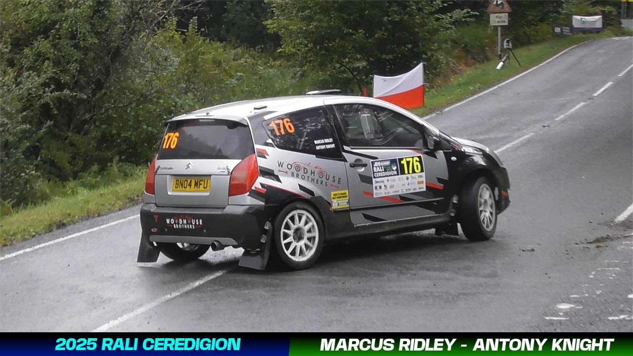 2025 Rali Ceredigion - Marcus Ridley & Antony Knight - Citroen C2 R2 - Car 176