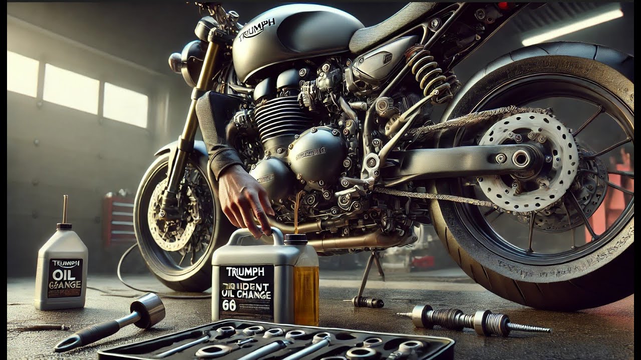 Mudar Oleo Triumph Trident 660