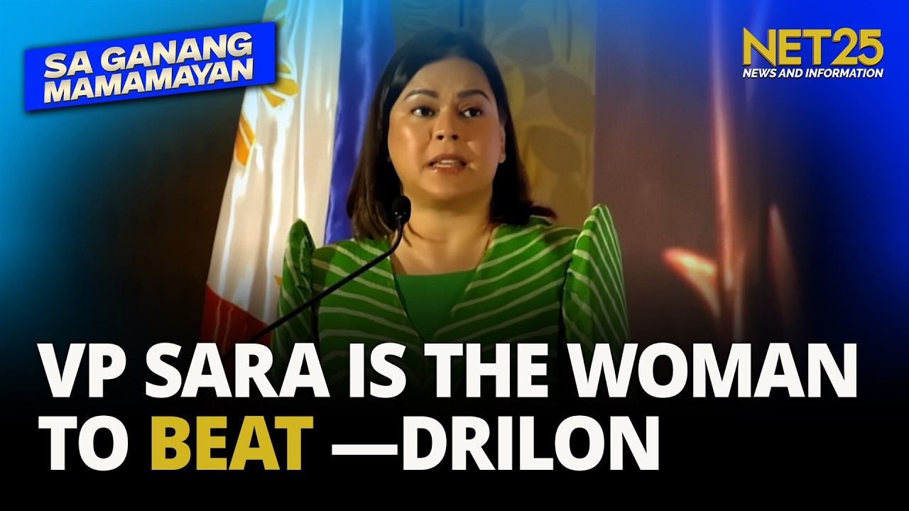 VP Sara “woman to beat” — Franklin Drilon