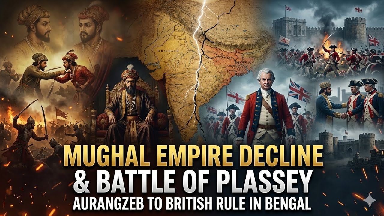     Mughal Empire Decline & Rise of British Power in Bengal
