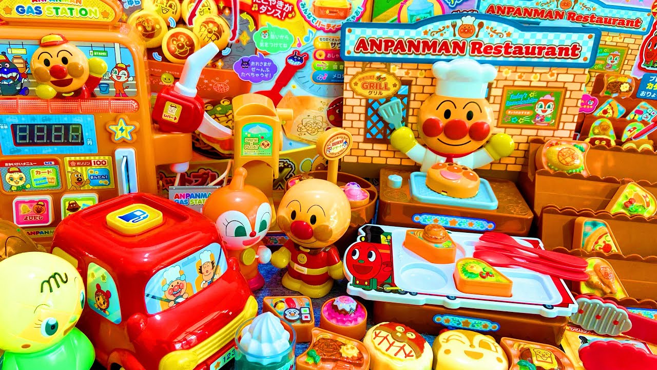 アンパンマン ままごとセット コレクション大集成Anpanman Dollhouse Playset Complete Collection ASMR Satisfying with Unboxing