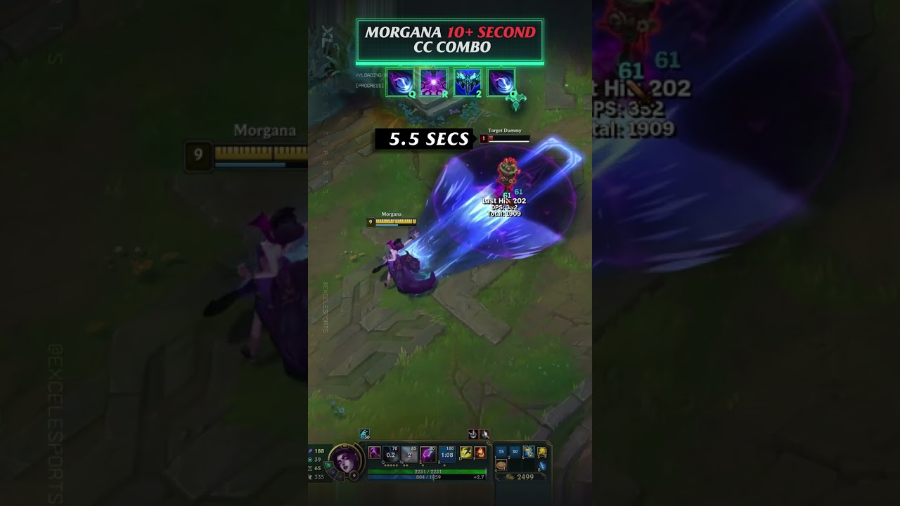 Keep your opponents perma cc'd as Morgana #leagueoflegends #Morgana #crowdcontrol