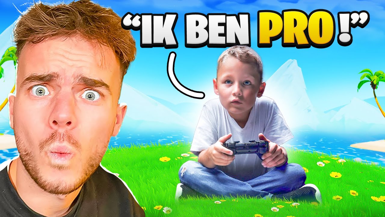 Spelen met de BESTE 7 JARIGE Fortnite Speler!😱