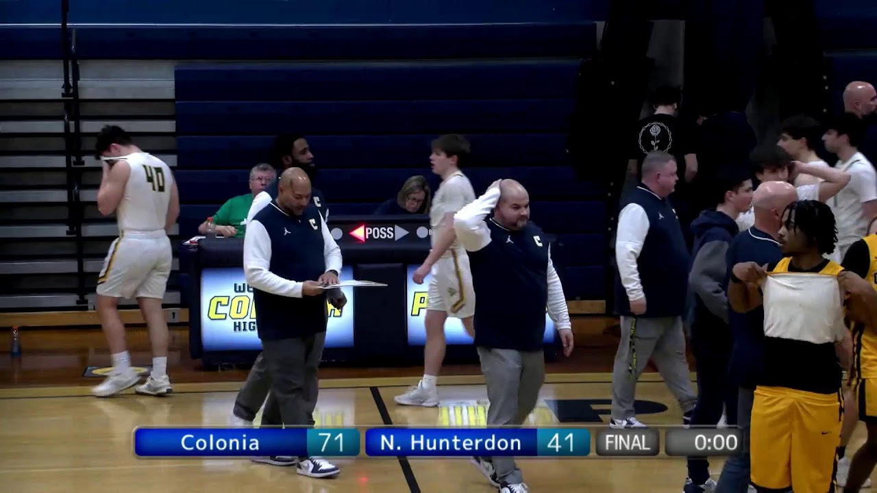 NJSIAA Tournament Round 1 | Boys Varsity Basketball | Colonia vs N. Hunterdon