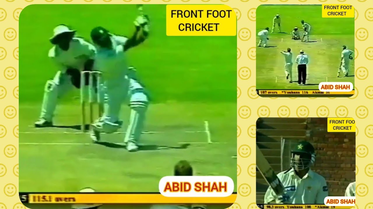 MUHAMMAD YOUSAF 10TH TEST CENTURY 159 VS ZIMBABWE 2002