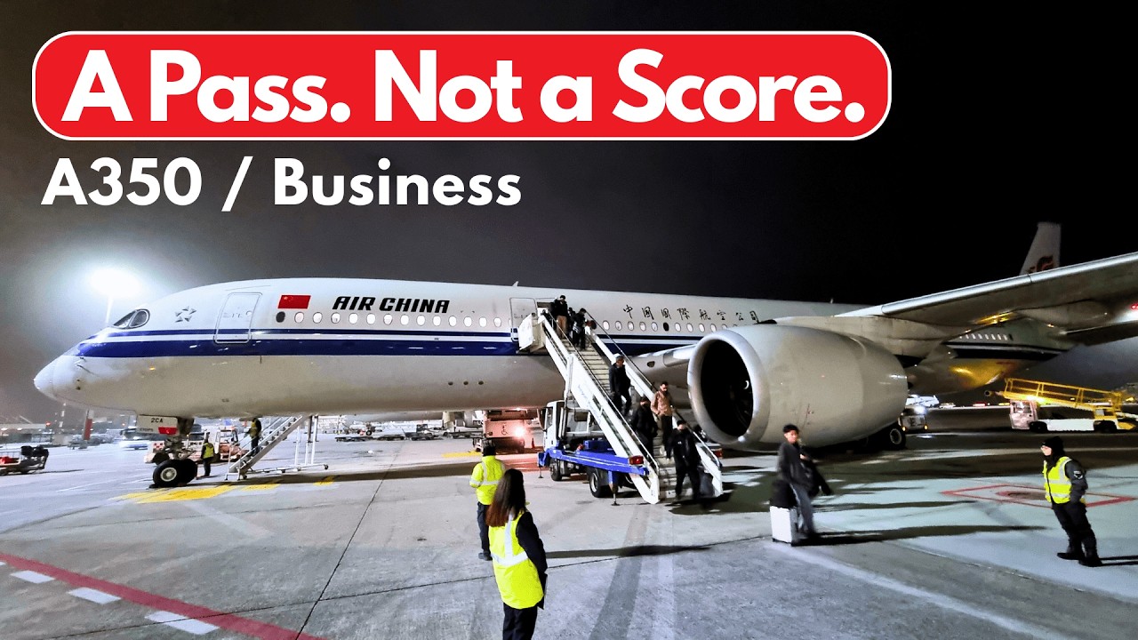 Premium… the Chinese Way  | Air China A350 Business Class, Beijing - Milan