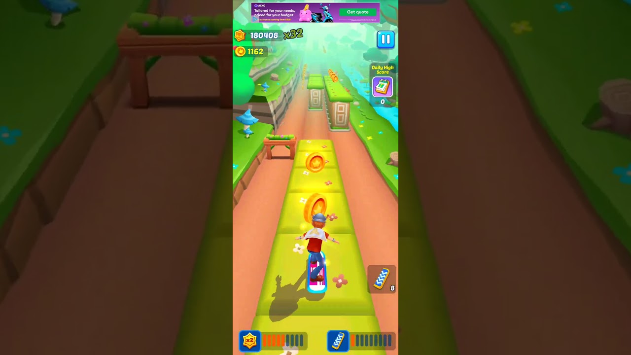 Subway surfer 1403a #boomergamer #subwaysurfers