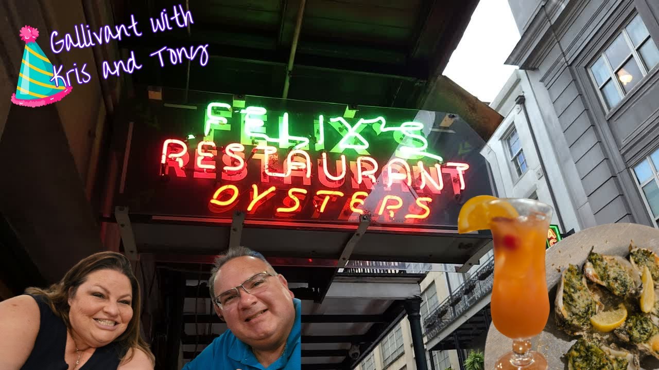 Felixs New Orleans- Oysters Rockefeller and Cocktails!!