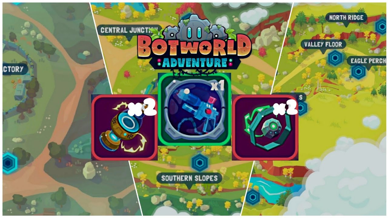 BOTWORLD ADVENTURE gameplay - How I farm MY FARMING ROTATION / RANDOM MAP