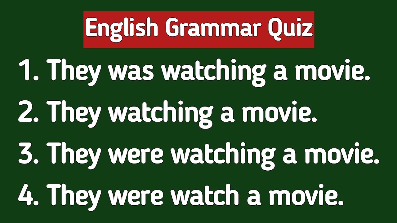 English Grammar Test and Quiz for Beginners