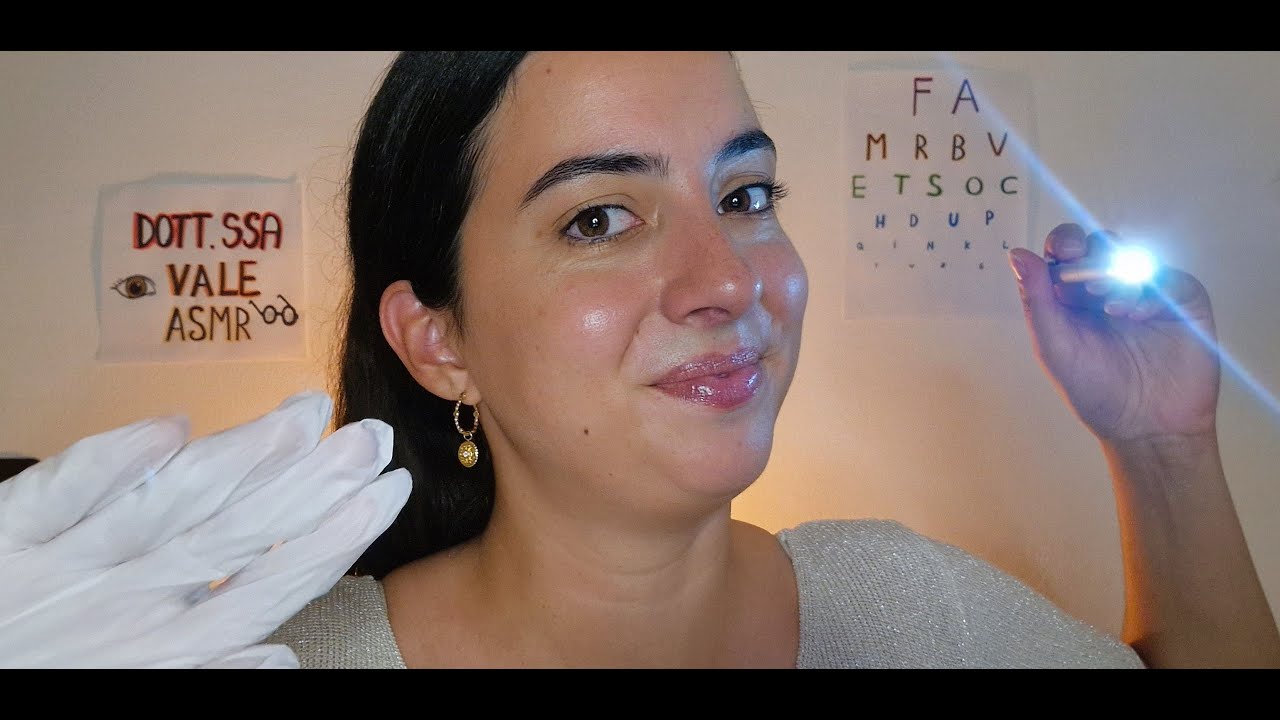 Una strana VISITA OCULISTICA 👩🏼‍⚕️- ASMR ROLEPLAY ITA