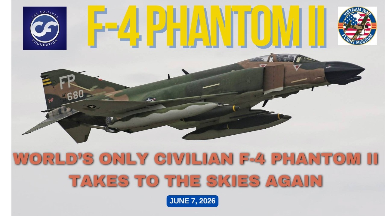 World&rsquo;s Only Civilian F-4 Phantom II Takes to the Skies Again