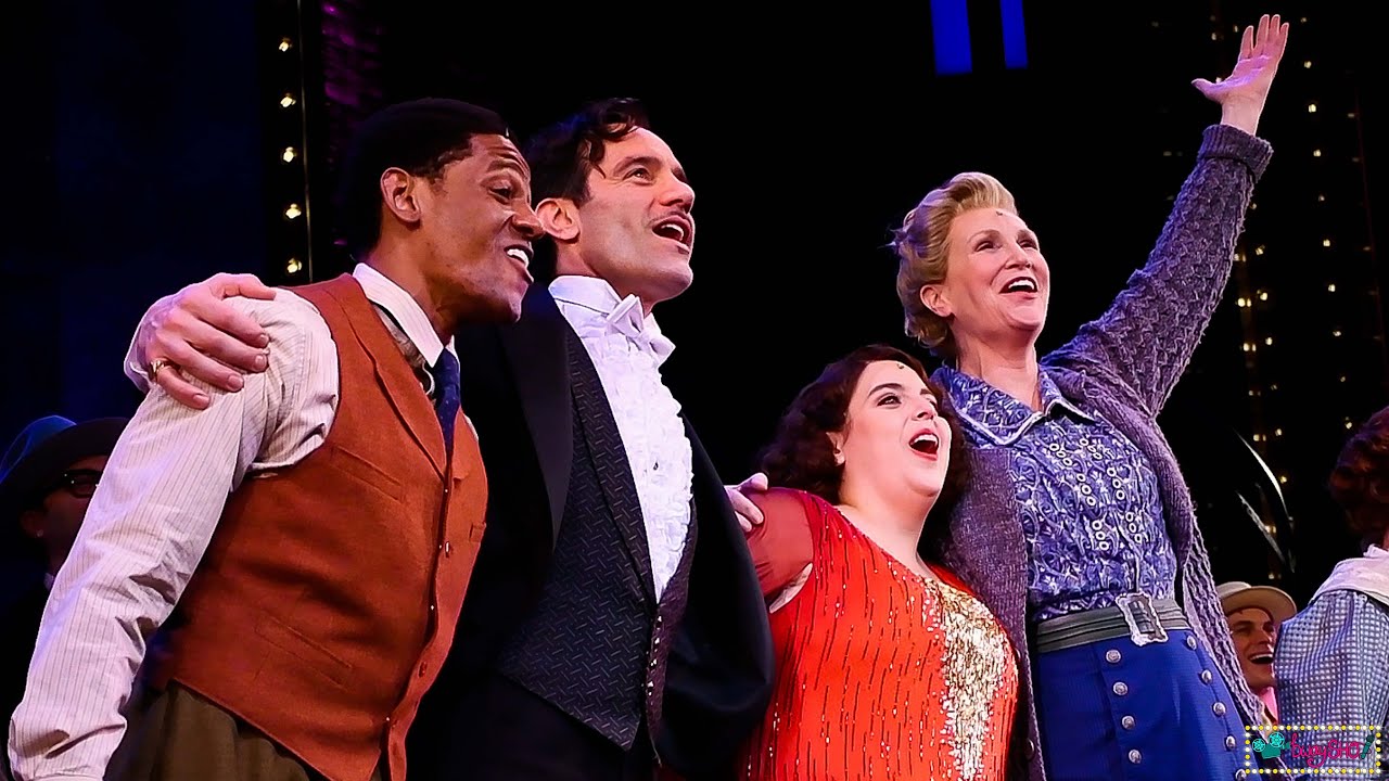 FUNNY GIRL Opening Night Curtain Call - Beanie Feldstein, Ramin Karimloo, Jane Lynch & Jared Grimes